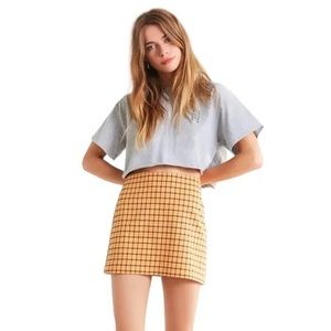 Urban Outfitters Venice Plaid Mini Skirt - Small